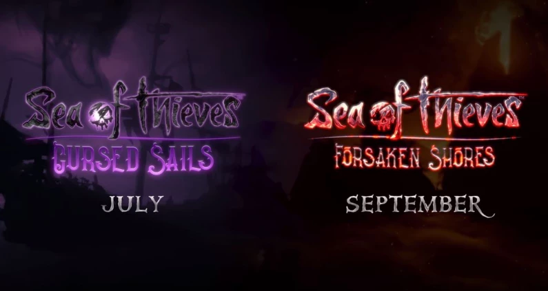Sea of Thieves DLC : Forsaken Shores et Cursed Sails, date de sortie