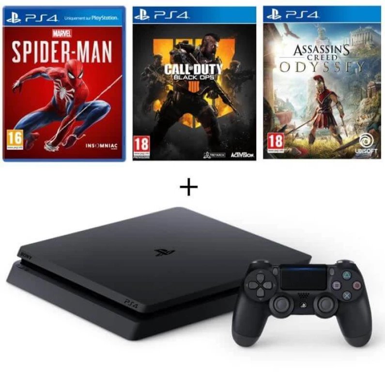 Black Friday 2018 : Packs PlayStation 4 dès 299 € + 4 jeux offerts