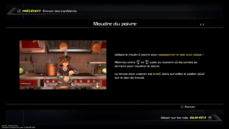 Kingdom Hearts 3 - Comment cuisiner - toutes les recettes de cuisine