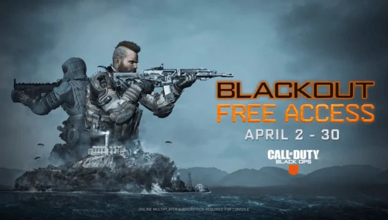 Call of Duty Black Ops 4 : Blackout Battle Royale gratuit en avril