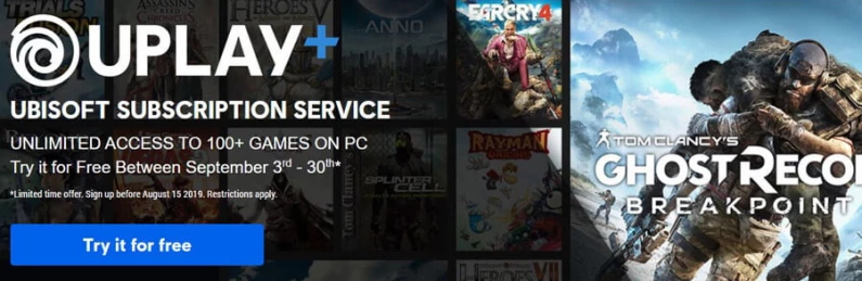 Ubisoft lance le service Uplay + en coopération avec Google Stadia