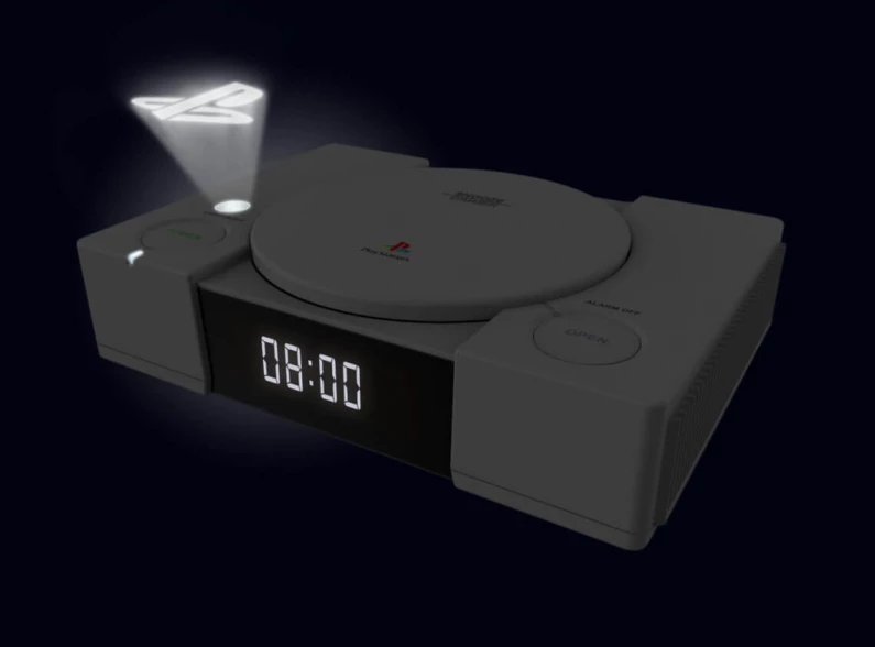 PlayStation 1 : Un réveil iconique et une enceinte Bluetooth sexy