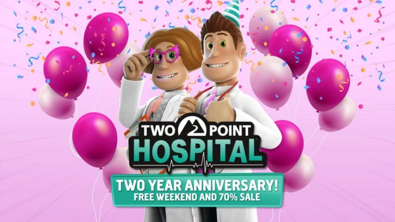 Two Point Hospital fête ses deux ans - Mega promos et Free Weekend