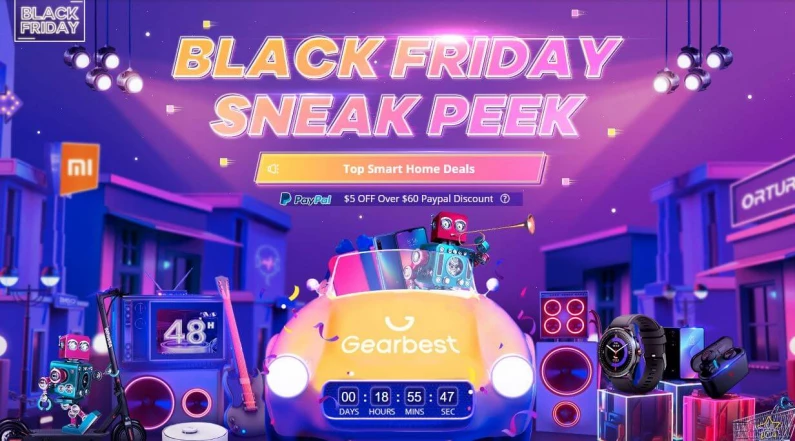 Black Friday 2020 - Profitez des promo sur Gearbest jusqu'à - 30€ !