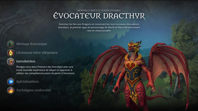 Evocateur Dracthyr nouvelle classe wow Dragonflight