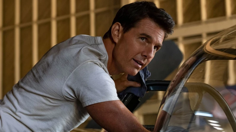 Tom Cruise dans top gun maverick